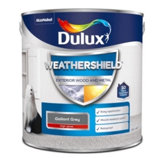DULUX WEATHERSHIELD GLOSS GALLANT GREY 2.5L